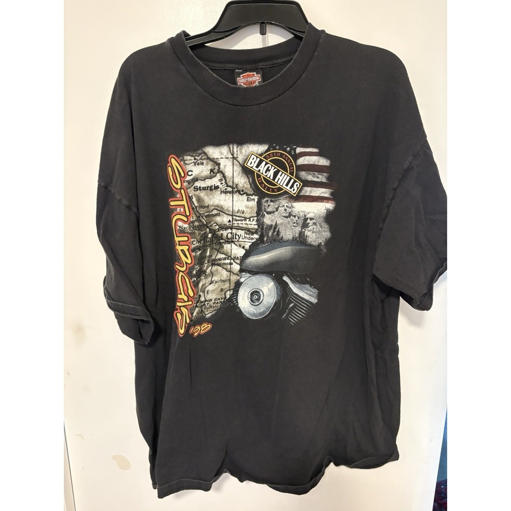 Vintage 1998 Harley Davidson Sturgis T-shirt Size 3XL